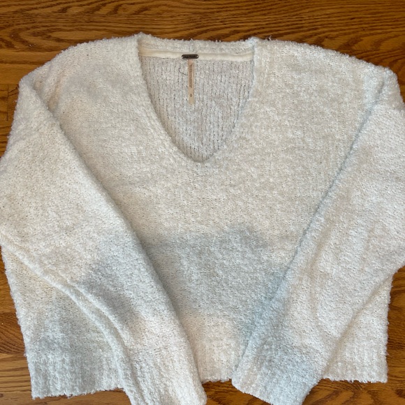 Free People Finders Keepers Sweater - White - Small - Picture 2 of 6